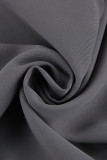Casual Street Solid Fold Contrast Loose High Waist Wide Leg Patchwork Bottoms