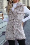 Casual Solid Make Old Buttons Turndown Collar Tops