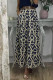 Casual Geometric Printing Loose High Waist Type A Full Print Bottoms(No Belt)