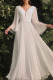 Elegant Solid Fold V Neck Evening Dress Dresses