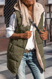 Casual Solid Patchwork Hooded Collar Tops