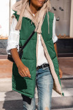 Casual Solid Patchwork Hooded Collar Tops