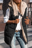 Casual Solid Patchwork Hooded Collar Tops