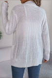 Casual Solid Pocket Cardigan Collar Outerwear