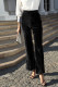 Elegant Solid Patchwork High Waist Speaker Solid Color Bottoms