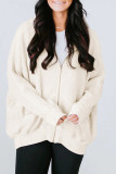 Casual Plaid Pocket Hooded Collar Outerwear