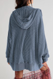 Casual Plaid Pocket Hooded Collar Outerwear