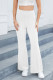 Casual Simplicity Solid Patchwork Regular High Waist Speaker Solid Color Bottoms