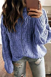 Casual Simplicity Solid Patchwork O Neck Tops