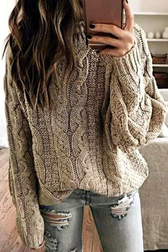 Casual Simplicity Solid Patchwork O Neck Tops