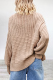 Casual Simplicity Solid Patchwork O Neck Tops