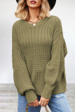 Casual Simplicity Solid Patchwork O Neck Tops