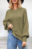 Casual Simplicity Solid Patchwork O Neck Tops