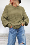 Casual Simplicity Solid Patchwork O Neck Tops