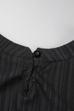 Celebrities Elegant Patchwork Contrast O Neck Tops