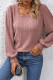 Casual Simplicity Solid Square Collar Tops