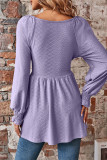Sweet Simplicity Solid V Neck Tops