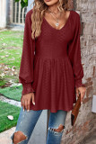Sweet Simplicity Solid V Neck Tops