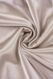 Elegant Solid High Waist Type A Solid Color Bottoms