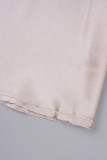 Elegant Solid High Waist Type A Solid Color Bottoms
