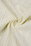 Casual Simplicity Solid Buttons Turndown Collar Long Sleeve Two Pieces