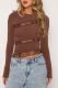 Sexy Solid Lace O Neck Tops