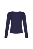 Casual Simplicity Solid V Neck Tops