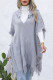 Casual Tassel Buttons Hooded Collar Outerwear