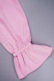 Elegant Simplicity Solid Flounce Halter Tops