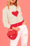 Sweet Solid Weave Half A Turtleneck Tops