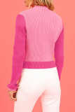 Sweet Solid Weave Half A Turtleneck Tops