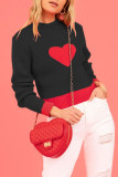 Sweet Solid Weave Half A Turtleneck Tops