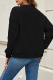 Casual Solid Zipper O Neck Outerwear