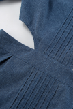 Simplicity Solid Make Old O Neck A Line Dresses
