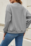 Casual Solid Zipper O Neck Outerwear