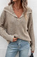 Casual Solid Patchwork Turndown Collar Tops