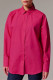 Casual Simplicity Solid Buttons Turndown Collar Tops