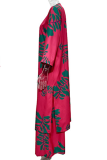Casual Floral Pocket Cardigan Collar Long Sleeve Two Pieces
