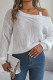 Casual Solid Metal Accessories Decoration Oblique Collar Tops