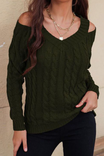 Casual Solid V Neck Tops