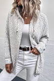 Casual Simplicity Solid Zipper Hooded Collar Tops