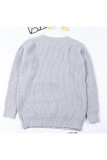 Casual Geometric Patchwork O Neck Tops