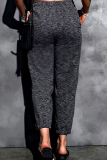 Casual Solid Pocket Straight Harlan Solid Color Bottoms