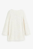 Sweet Solid With Bow O Neck Princess Dresses