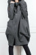 Casual Solid Pocket Zipper Hooded Collar Outerwear