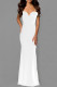 Sexy Formal Solid Patchwork V Neck Evening Dress Dresses