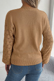 Daily Simplicity Solid Buttons V Neck Tops