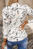 Casual Letter Digital Printing Half A Turtleneck Tops