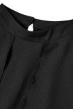 Casual Solid Patchwork Half A Turtleneck Tops
