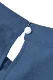 Casual Solid Patchwork Half A Turtleneck Tops